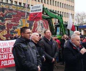 Rolnicy z regionu Siedleckiego protestowali w Siedlcach