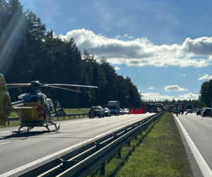 Śmiertelny wypadek na S7 w Świętokrzyskiem