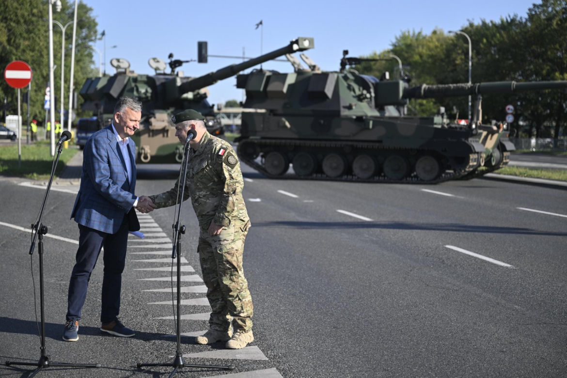 Próba generalna defilady wojskowej w Warszawie