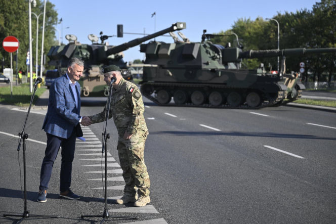 Próba generalna defilady wojskowej w Warszawie