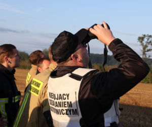 Piorun uderzył w elektrownię wiatrową w Ciołkowie