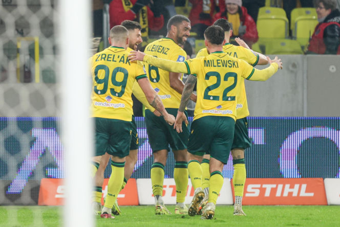 GKS Katowice - Widzew Łódź, zdjęcia kibiców z meczu 20. kolejki PKO BP Ekstraklasy