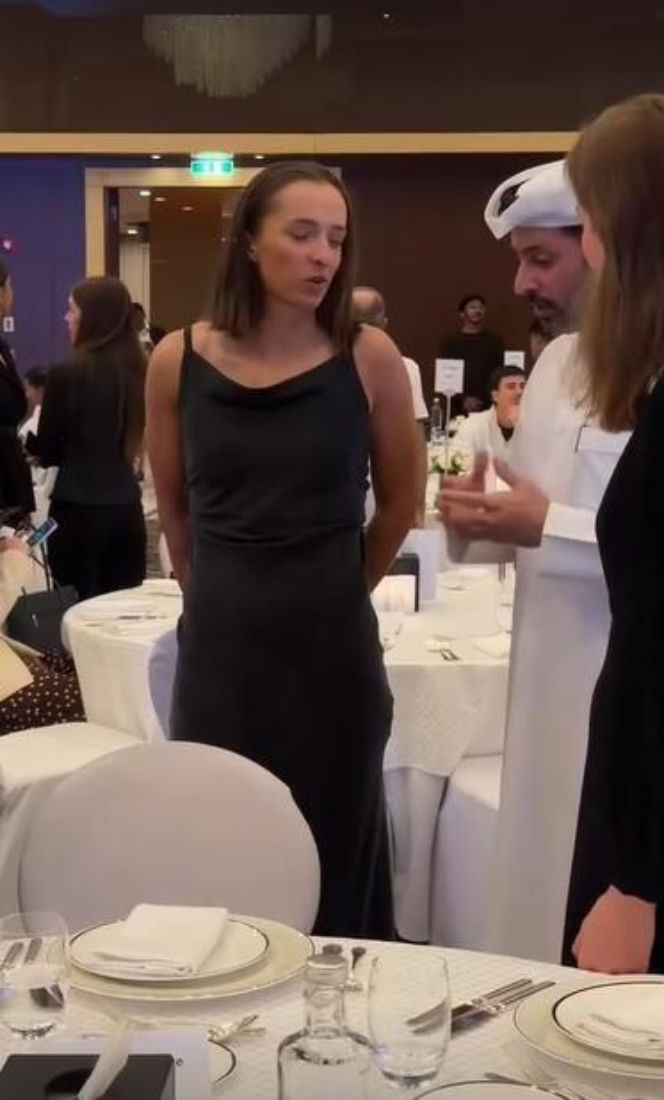 Iga Świątek na Players Party