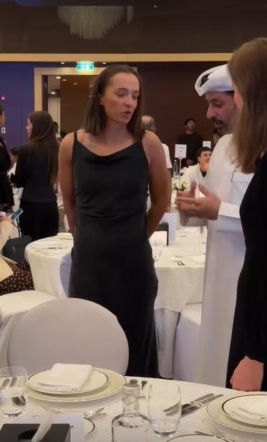 Iga Świątek na Players Party