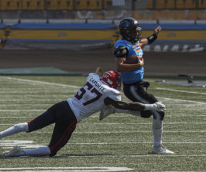 Futbol amerykański. Panthers Wrocław przegrali z Hamburg Sea Devils 23:26