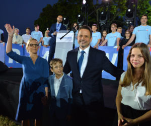 Wybory 2020. Wieczór wyborczy Rafała Trzaskowskiego