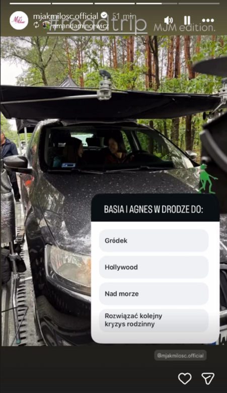 M jak miłość nowy sezon na planie. Agnes (Amanda Mincewicz), Basia (Karina Woźniak)