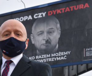 W Lublinie pojawił się Kaczyszenka. Niecodzienna akcja Lubelskiego senatora Jacka Burego