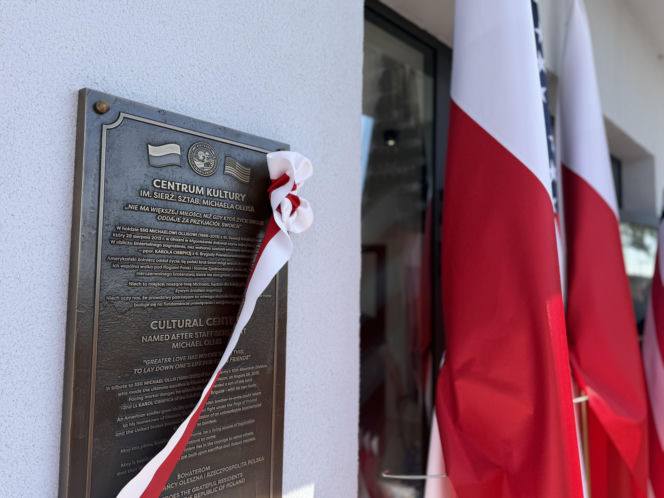 Michael Ollis patronem Centrum Kultury w Olesznie. To on ocalił życie Polaka w Afganistanie