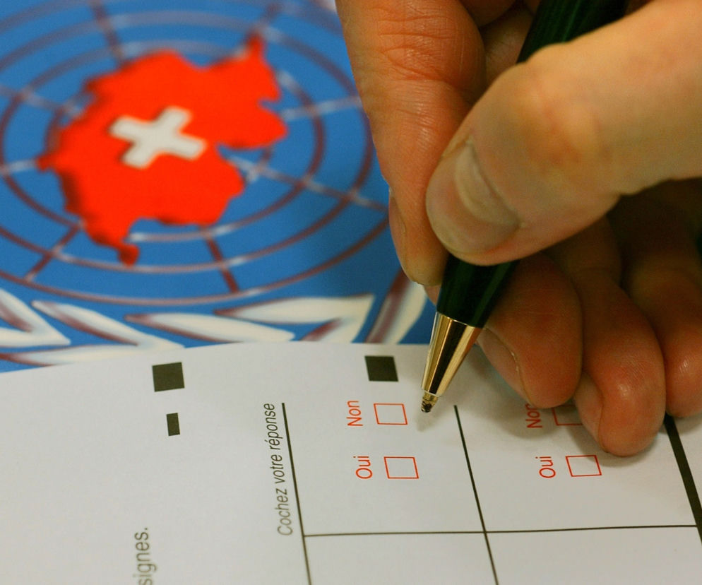 Szwajcaria. Referendum - zdjęcie ilustracyjne 