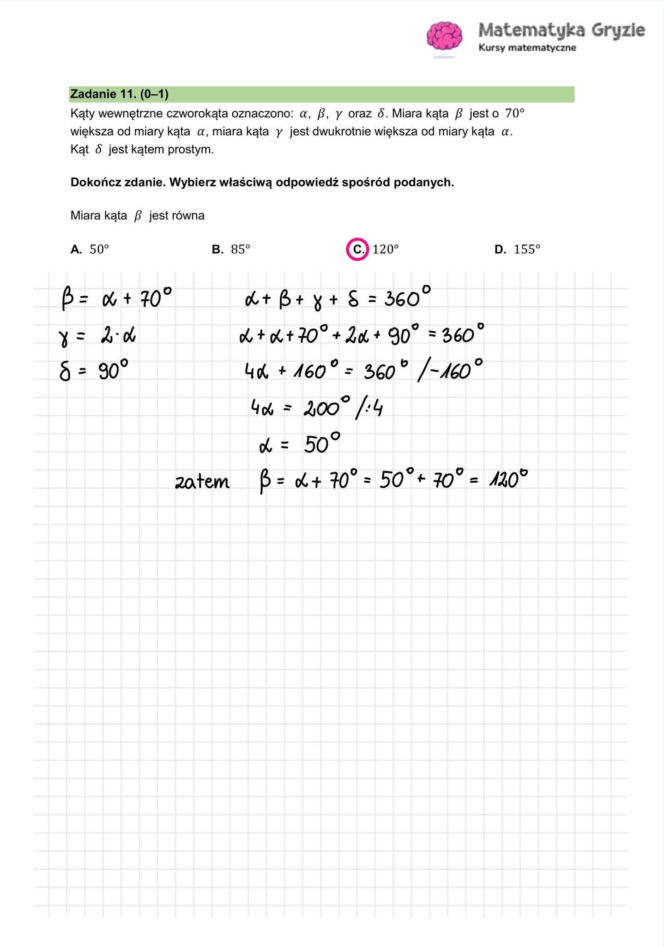 Egzamin ósmoklasisty 2026 matematyka: WSZYSTKIE odpowiedzi do arkusza CKE 12.05.2026
