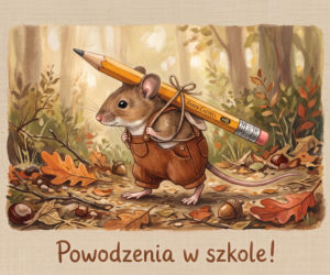 kartka na rozpoczęcie roku szkolnego