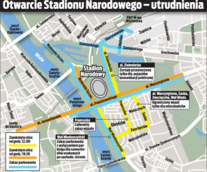 Zobacz, jak dojechać na Narodowy