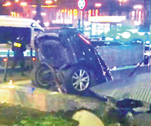 Szaleńczy rajd pijaczki