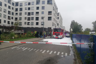 Pożar garażu na Woli. WIEMY kiedy mieszkańcy WRÓCĄ do swoich domów! 
