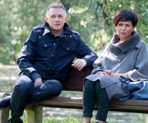 M jak miłość odc. 1235. Marysia (Małgorzata Pieńkowska), Artur (Robert Moskwa)