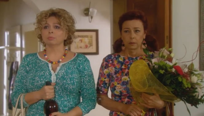 Ranczo 8 sezon odc. 104. Halina (Violetta Arlak), Lodzia (Magdalena Kuta)