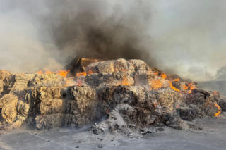 Gdynia pożar hali magazynowej