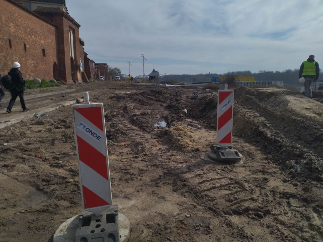 Trwa remont Bulwaru Filadelfijskiego w Toruniu. Sensacyjne odkrycia dokonywane są przez przypadek