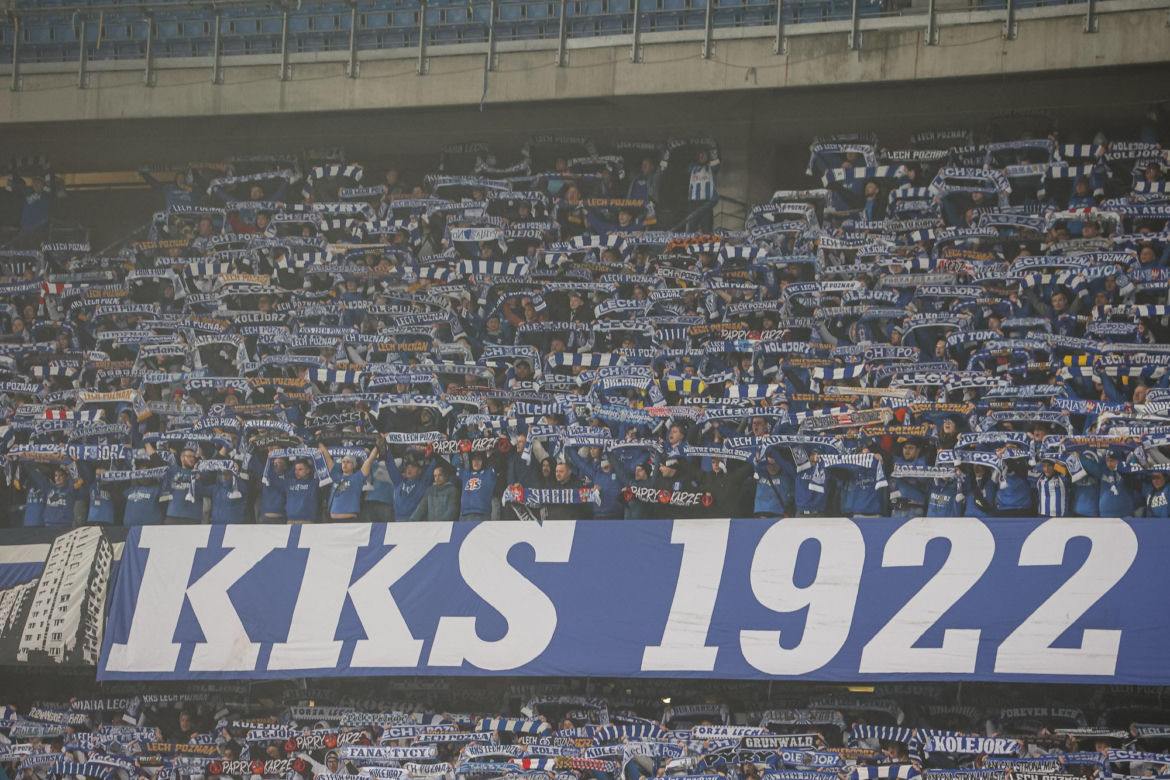 Lech Poznań - Pogoń Szczecin. Zdjęcia kibiców na meczu Fortuna Pucharu Polski