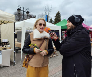 ESKA Lublin rozdawała żonkile na wiosnę