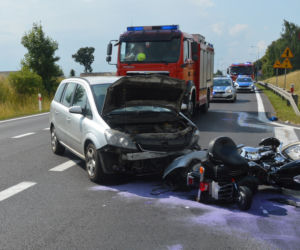 Wypadki motocyklowe na DK 10 w Woli i Wygodzie