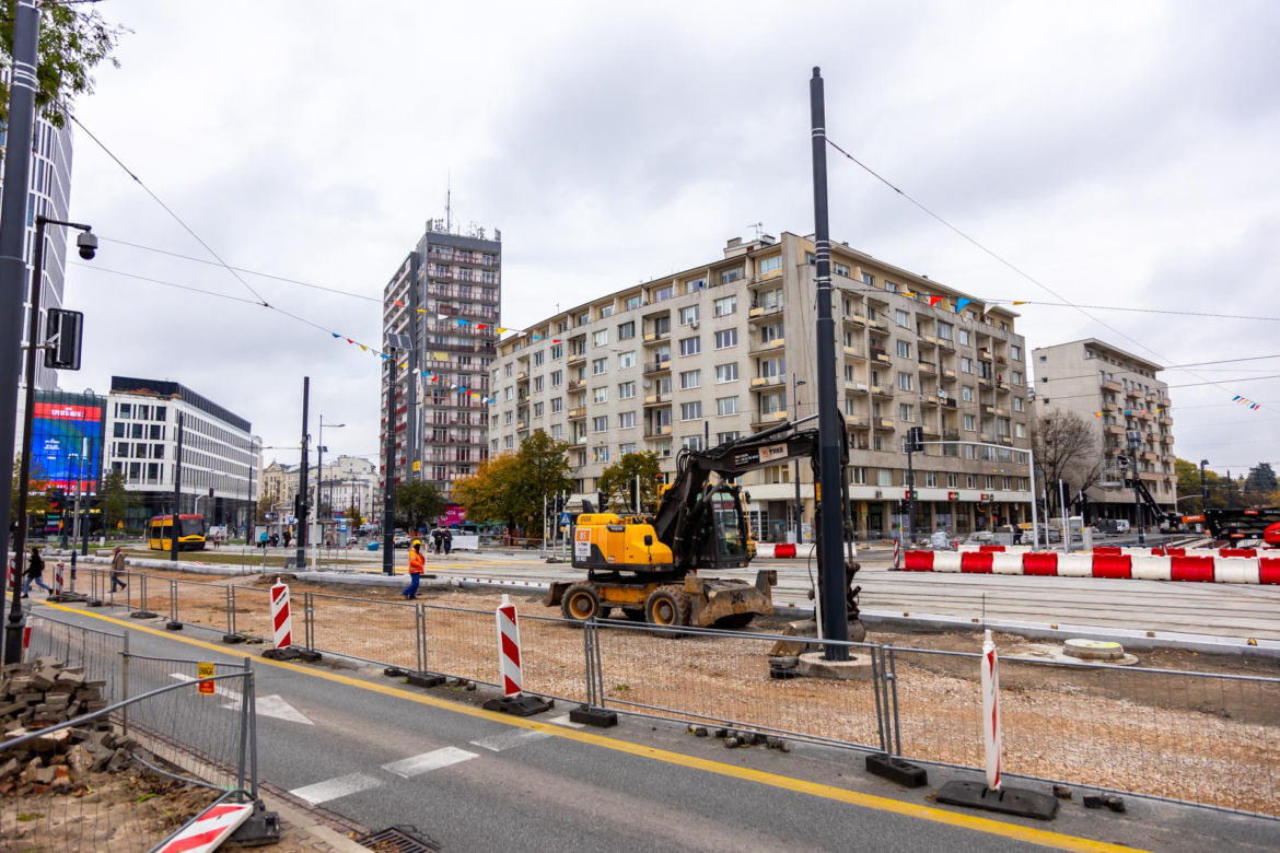 Tramwaj do Wilanowa – ul. Goworka, widok od ul. Puławskiej