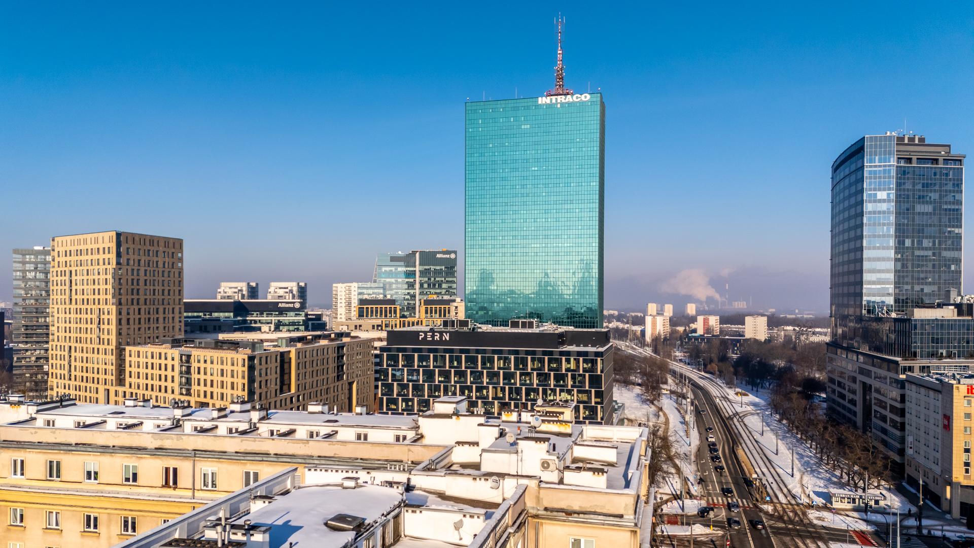 Biurowiec Intraco w styczniu 2026