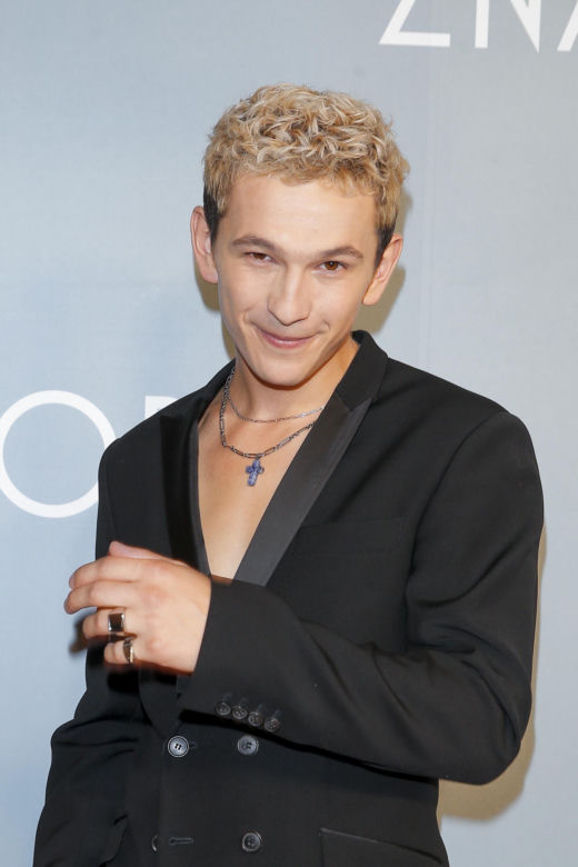Tomasz Stockinger i  Ignacy Liss na premierze filmu "Znachor"