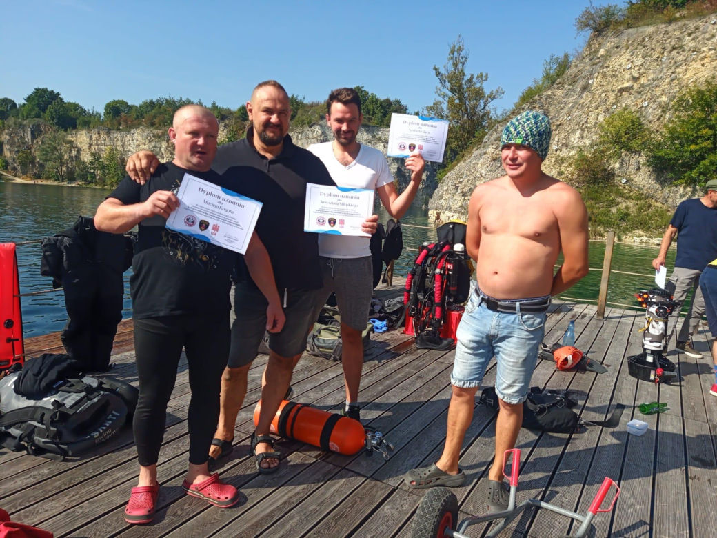 Klub Płetwonurków LOK "Litoral" zorganizował podwodne sprzątanie Zakrzówka