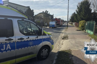 Akcja służb przy ul. Zielonej w Płocku