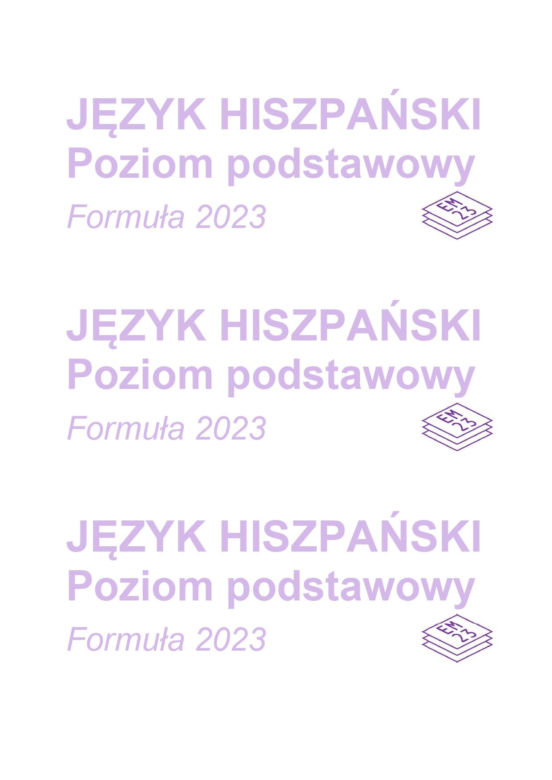 Matura 2026 język hiszpański - arkusz CKE poziom podstawowy