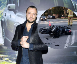 Motocyklista w szpitalu po wypadku drogowym. Autem miał kierować Baron!