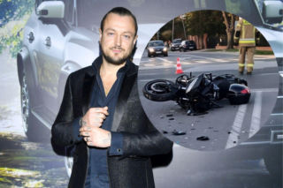 Motocyklista w szpitalu po wypadku drogowym. Autem miał kierować Baron!