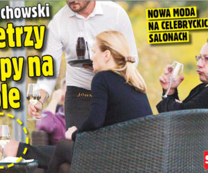 Zamachowski Wietrzy stopy na stole