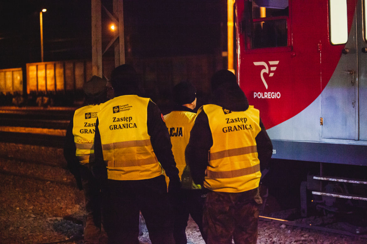 Harcerze z Siedlec aktywnie włączają się w pomoc uchodźcom w ramach kontyngentu humanitarnego ZHP "Zastęp Granica"
