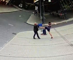 W kilkadziesiąt sekund zabił pana Franciszka. Wstrząsający film z targu w Rawie Mazowieckiej