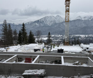Budowa hotelu Salamandra w Kościelisku - luty 2026