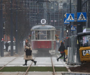Tramwaj na Rakowieckiej