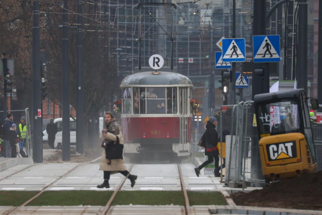 Tramwaj na Rakowieckiej
