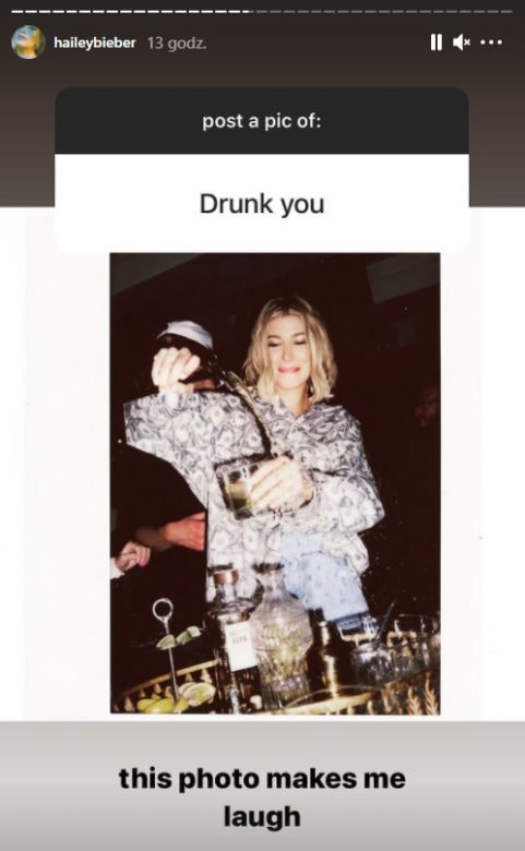 Hailey Bieber na Instagramie
