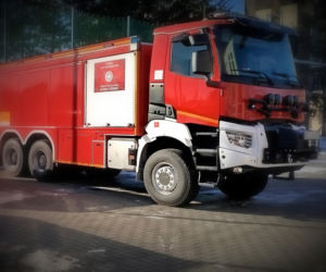 Pijany druh OSP przyjechał na miejsce wypadku wozem strażackim 