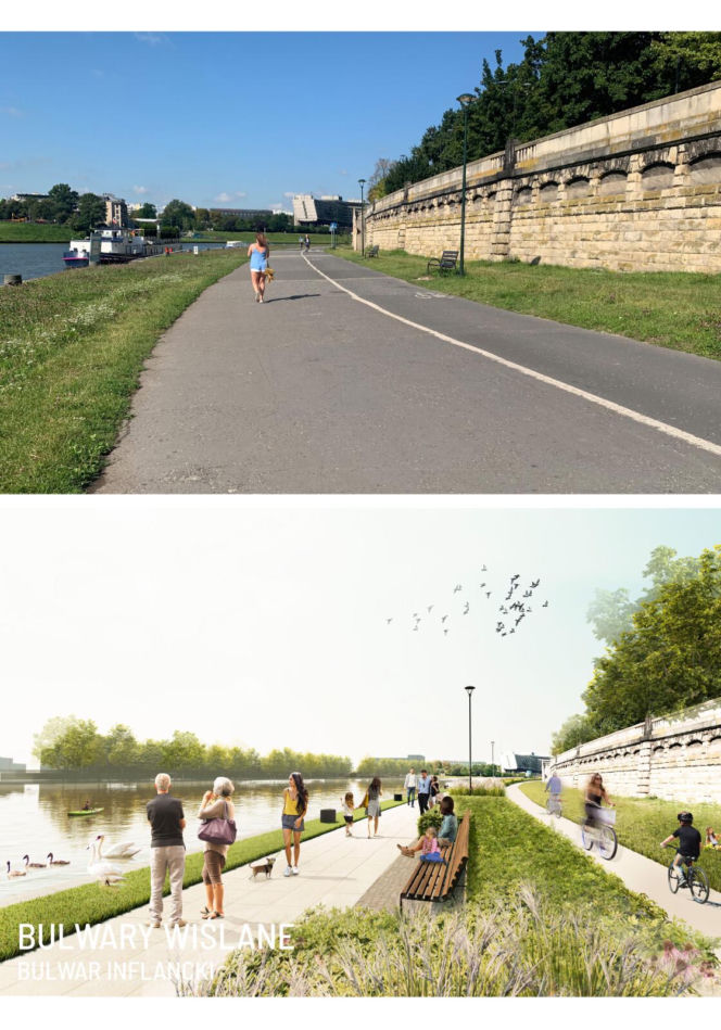 Rewitalizacja Bulwarów Wiślanych w Krakowie. Miasto inwestuje 20,5 mln zł