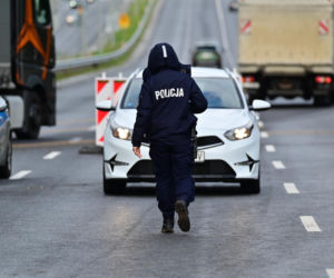 Niewybuch w rejonie węzła Kijewo