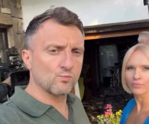 M jak miłość nowy sezon na planie. Dorota (Iwona Rejzner), Bartek (Arkadiusz Smoleński)