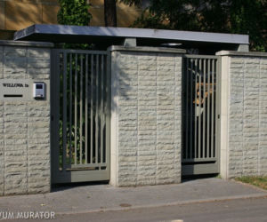 Okladziny na ogrodzeniu