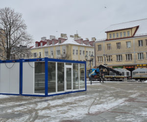 Ozdoby świąteczne oraz jarmark w Białymstoku