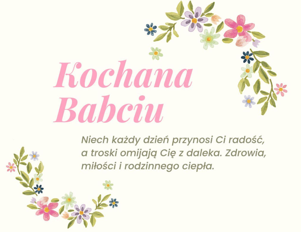 Kartki na Dzień Babci i Dziadka z pięknymi życzeniami - gotowe do pobrania za darmo