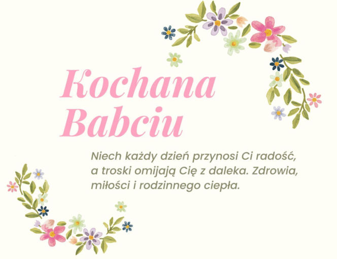 Kartki na Dzień Babci i Dziadka z pięknymi życzeniami - gotowe do pobrania za darmo