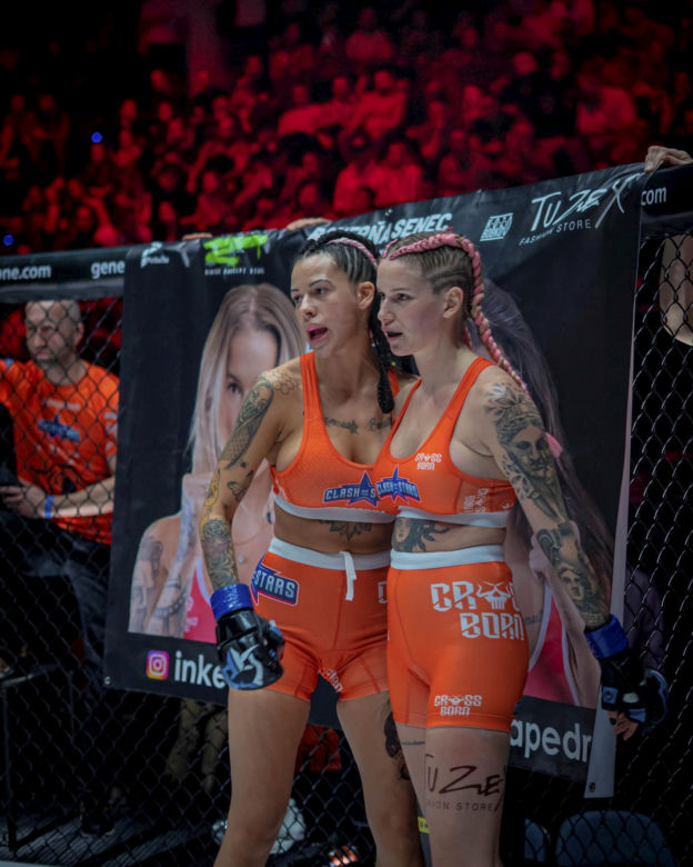 zawodniczki MMA po walce